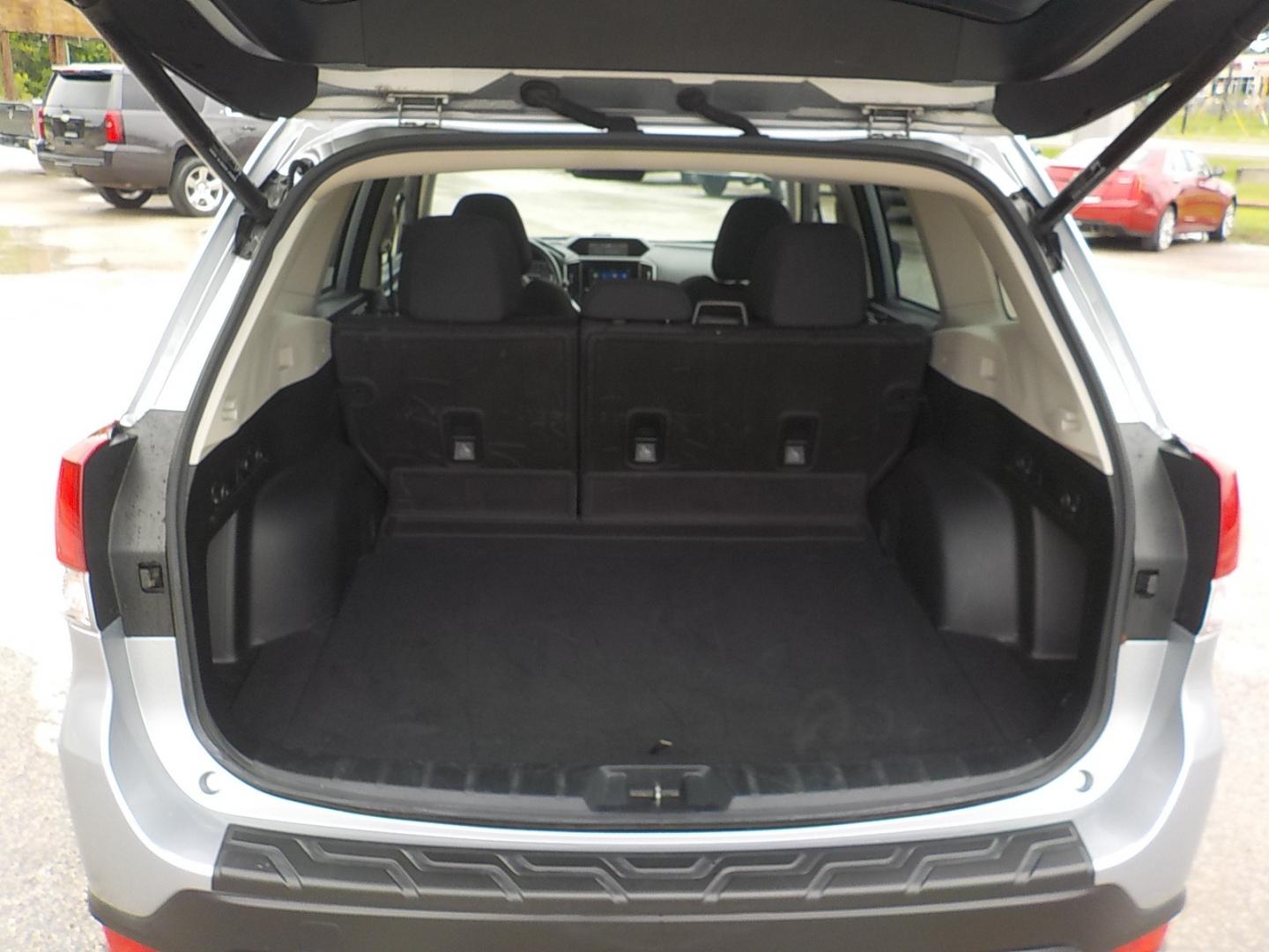 2021 Silver /Black Subaru Forester (JF2SKAJC4MH) , Automatic transmission, located at 1617 W Church Street, Livingston, TX, 77351, (936) 327-3600, 30.710995, -94.951157 - This vehicle is just BEGGIING to be taken to the mountains this summer!! Come check it out for yourself! - Photo#14